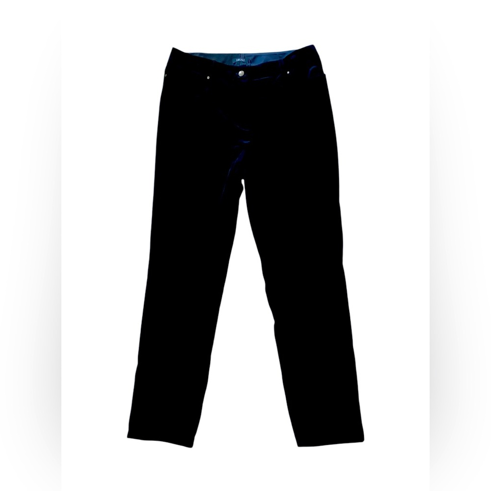 NWOT VELVET Carlile Black Straight Leg Pants 12